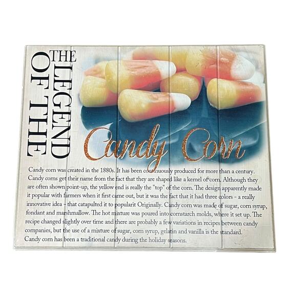 Darice Legend of Candy Corn MDF Wall Decor Sign Halloween Fall Decor - Picture 1 of 7